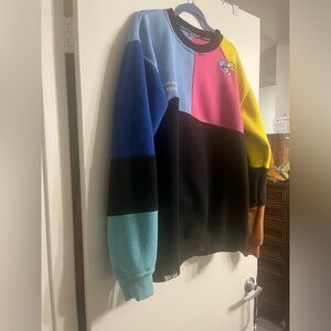 DREAM Broken Hearts Society 💛🩷💙🖤Colorblock Crewneck Sweater- AMAZING 🤩